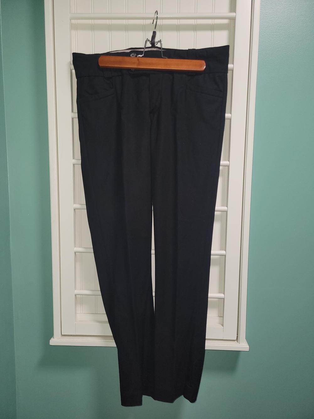 Banana Republic Sloan Fit Black Straight-Leg Women's Pants Size 6